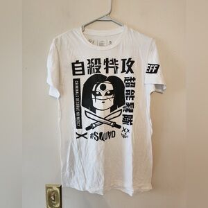 Mens Neff suicide squad white t shirt size small